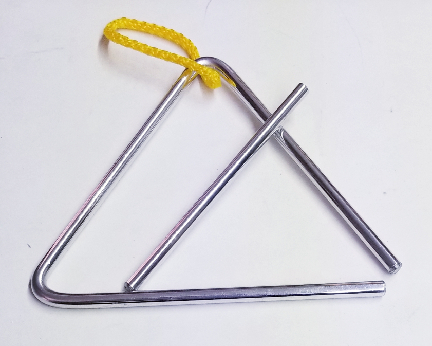 Triangle 6" with beater aluminum – assorted colors