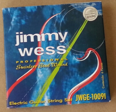 ENCORDADURA GUITARRA ELÉCTRICA JIMMY WESS SUPER LIGHT 009 CUERDA