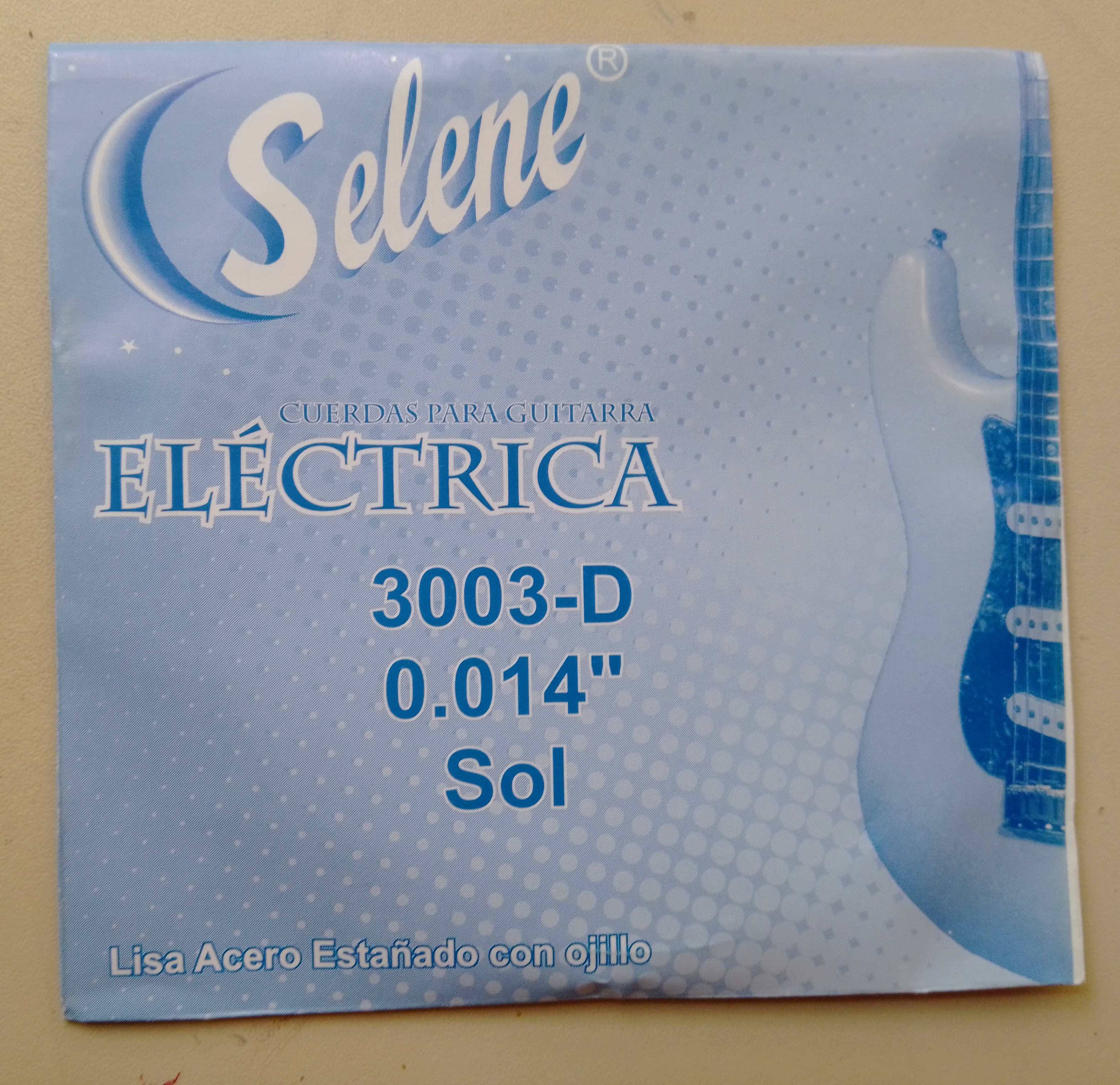 CUERDA GUITARRA ELÉCTRICA SELENE ENTORCHADA ACERO 3a 014 (pz)