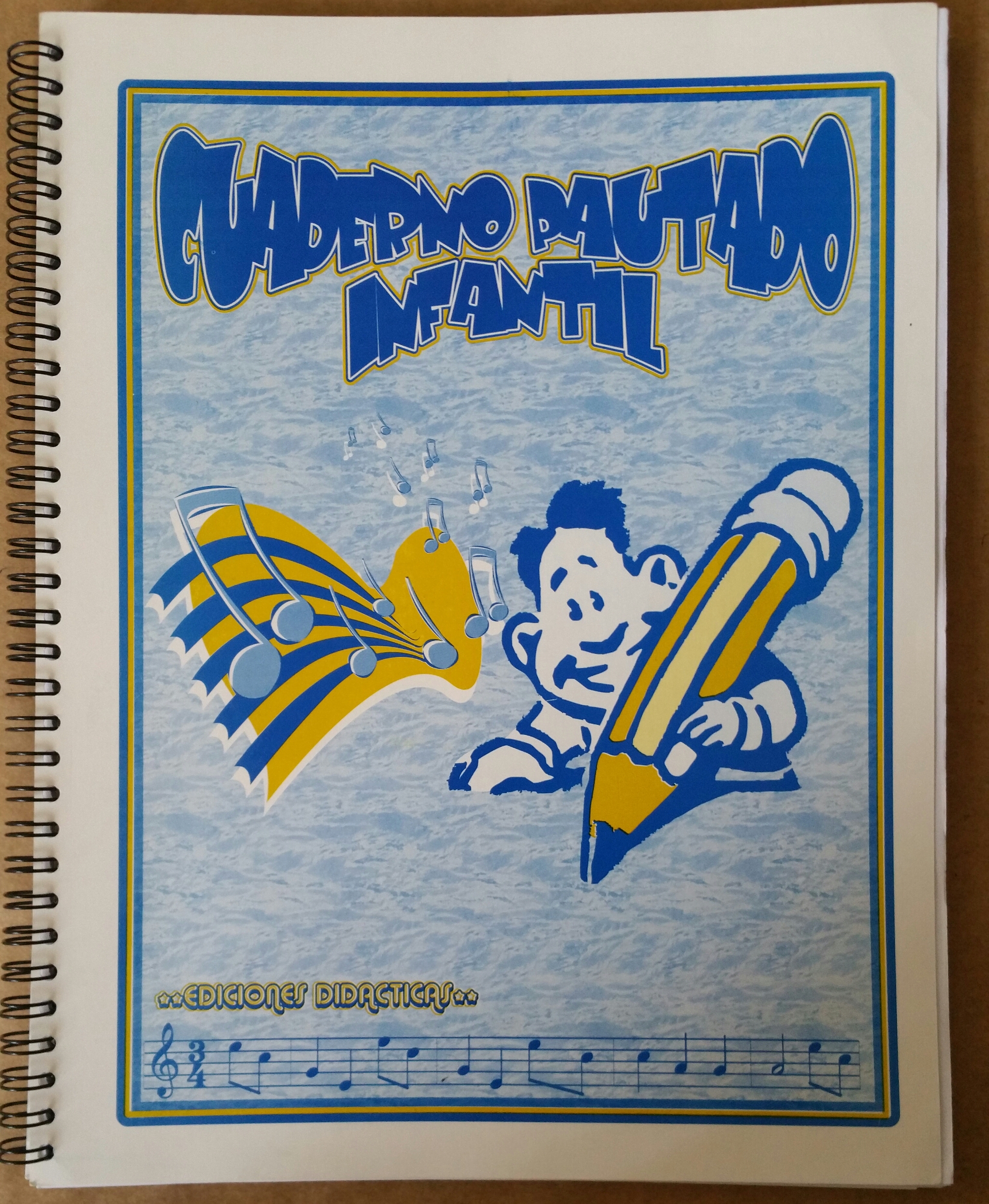 CUADERNOS 6 PAUTAS 40 hojas infantil, tamaño profesional (pz)