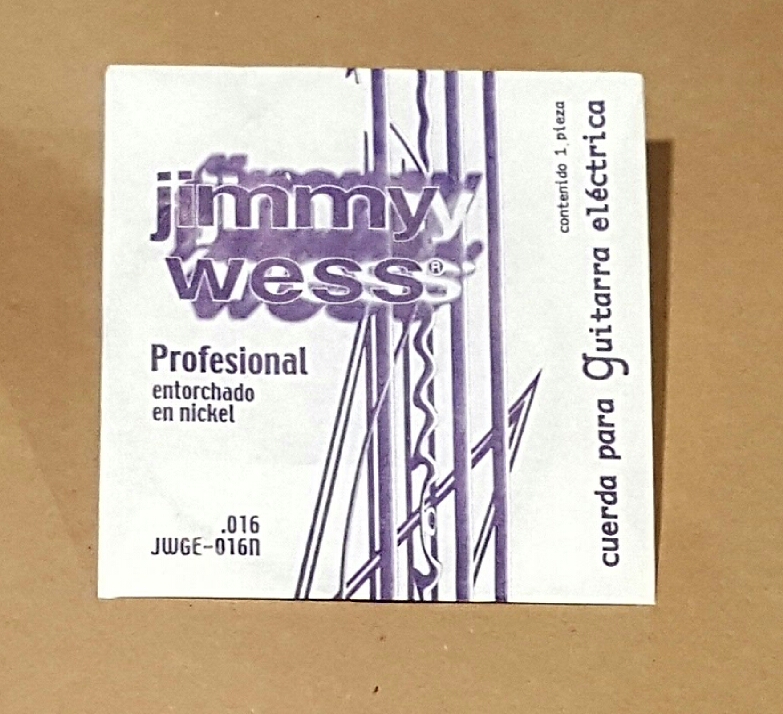 CUERDA GUITARRA ELÉCTRICA JIMMY WESS 3a 016 Lisa