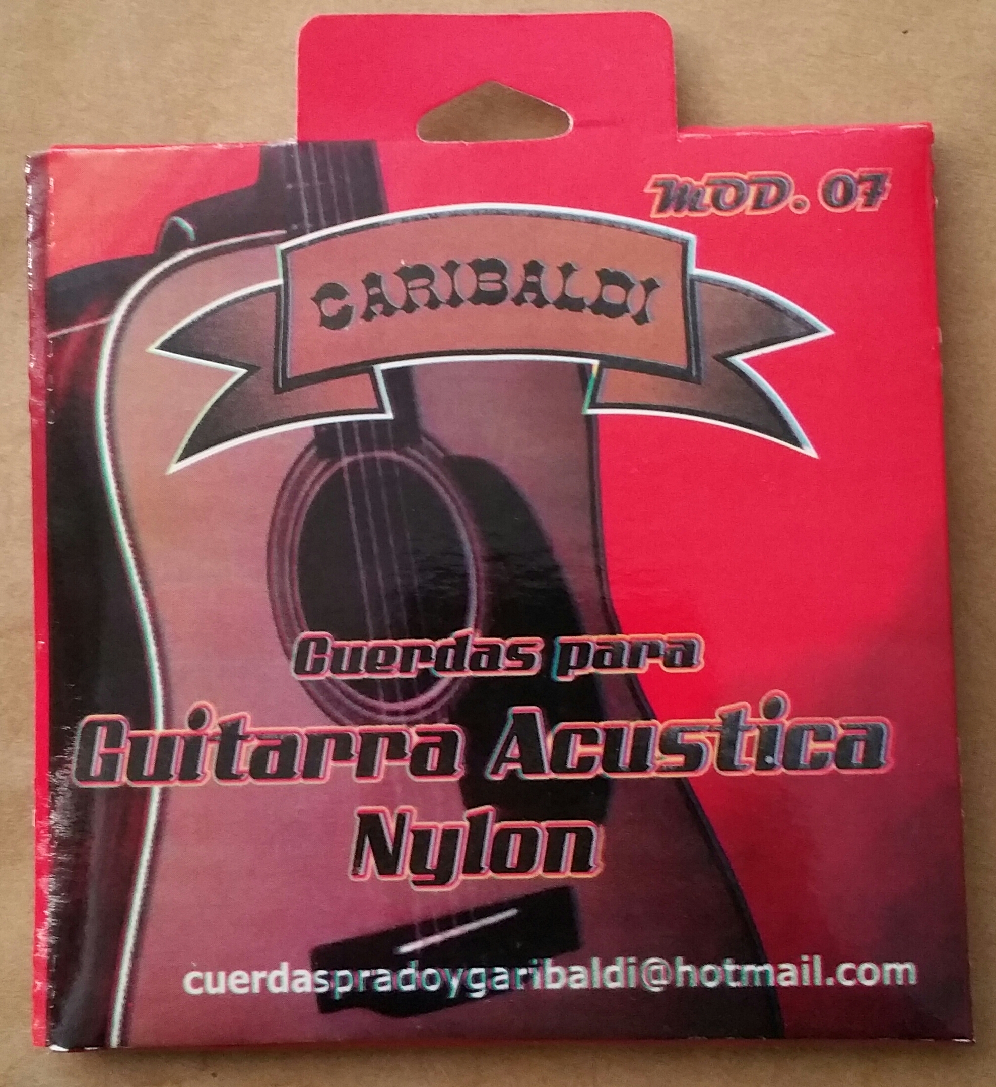 ENCORDADURA GUITARRA Garibaldi 440P nylon negro CUERDA (jgo)