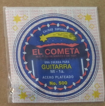 CUERDA GUITARRA COMETA ACERO Con borla 1a (pz)