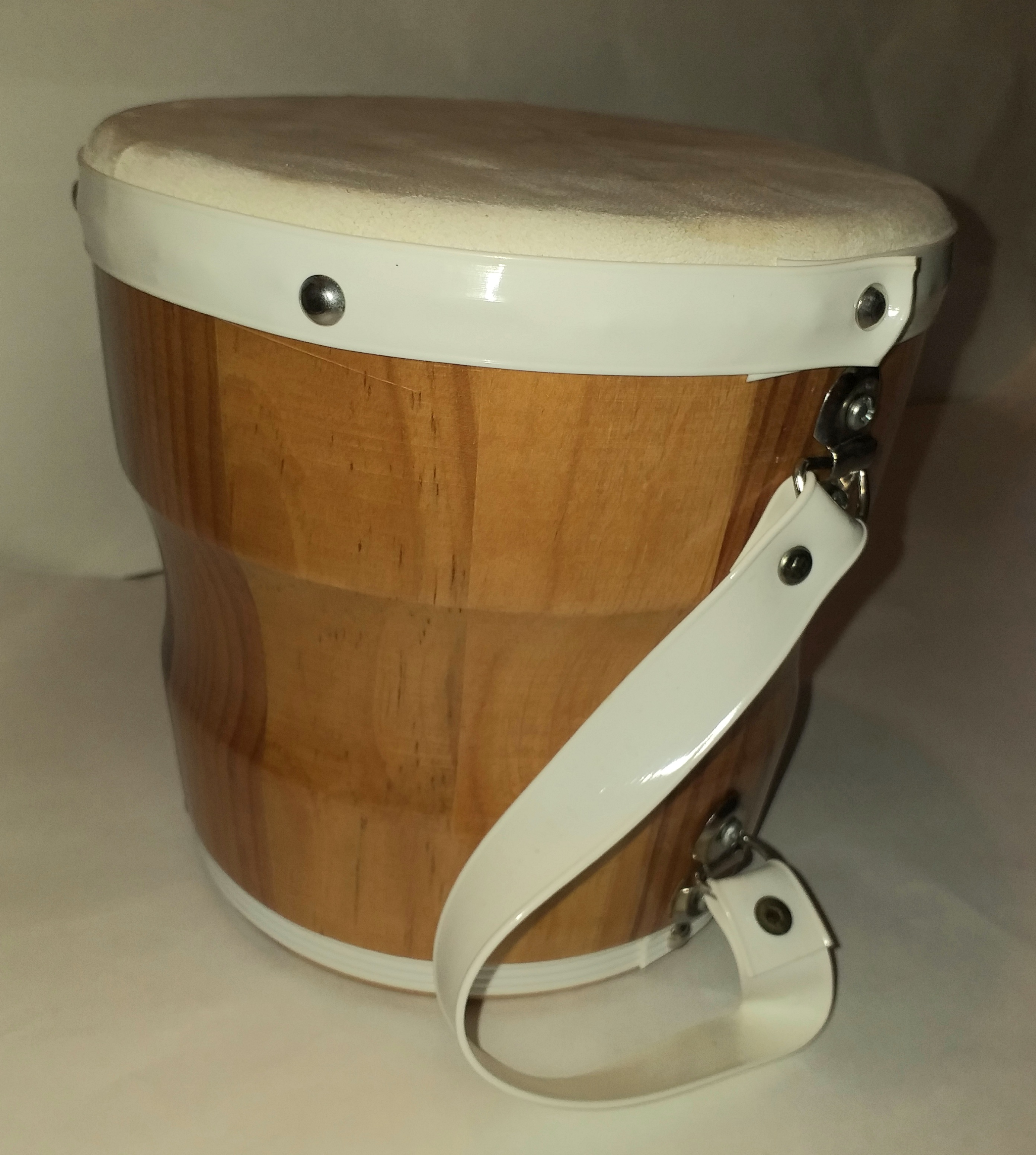 Turned tambourine wooden 7" (pc)