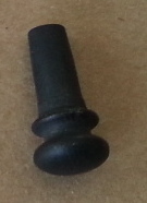 Button, black, wooden for violin´s tailpiece - Click Image to Close