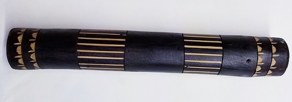 Rainstick 16” long, Bambu CARVED (pc)