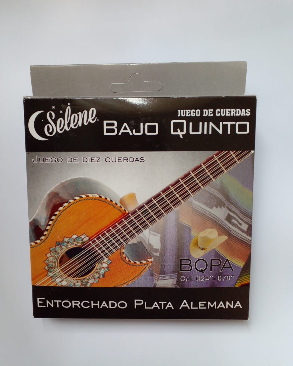 SELENE SILVER, IMPORTED STRING SET for Bajo Quinto