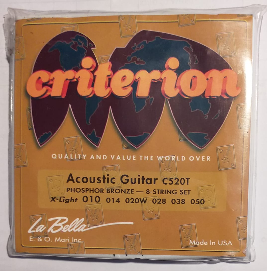 ENCORDADURA GUITARRA LA BELLA CRITERION fosforescente CUERDA