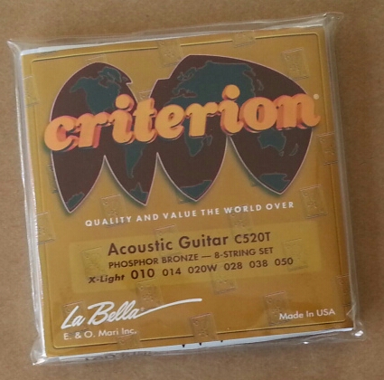 ENCORDADURA GUITARRA LA BELLA CRITERION Nylon NEGRO CUERDA