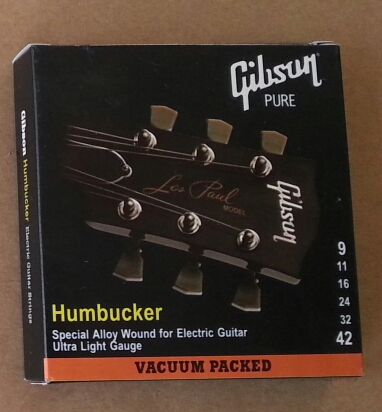 Gibson steel string set for electric guitar - Click Image to Close