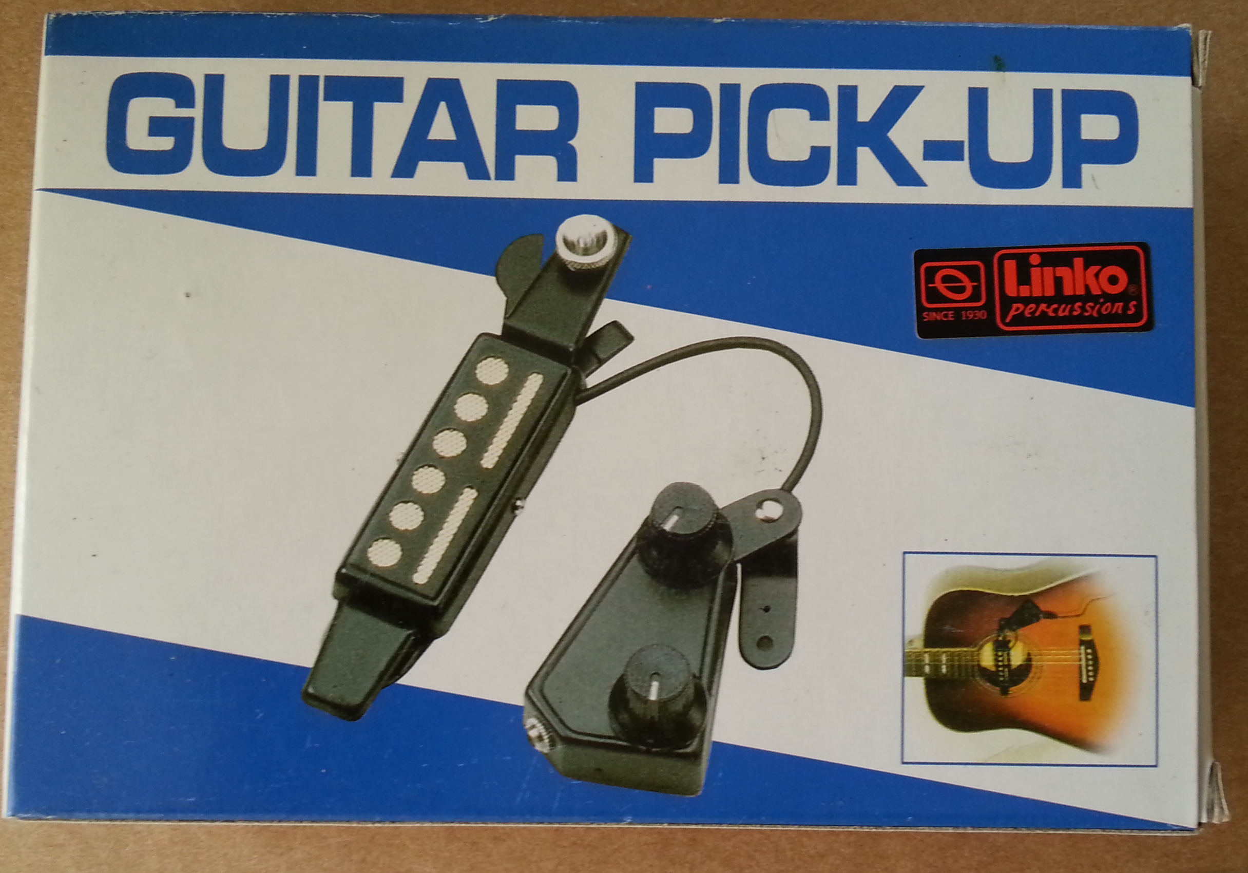 PICK-UP BOCA GUITARRA ACÚSTICA CONTROLES-TONO-VOLUMEN EN PASTILL