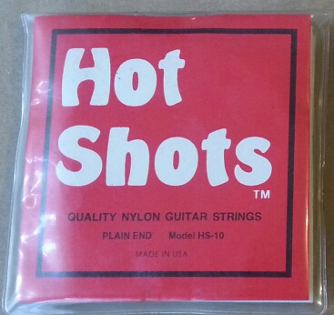 ENCORDADURA GUITARRA HOT SHOTS Nylon Negra CUERDA (jgo)