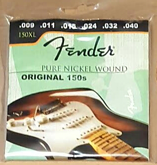 Fender steel string set for electric guitar - Click Image to Close