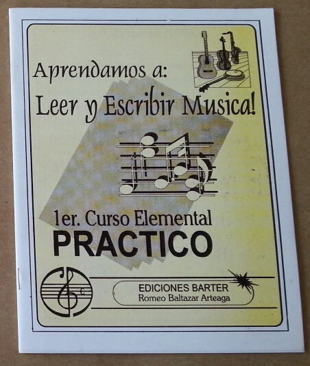 “R. Baltazar” 1st Elemental course in reading and writting music - Click Image to Close