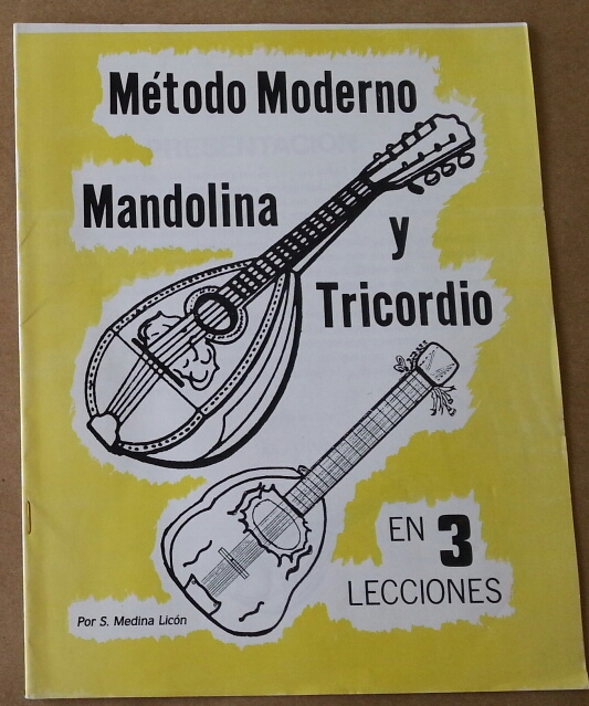 “Licon” mandolin and tricordio method