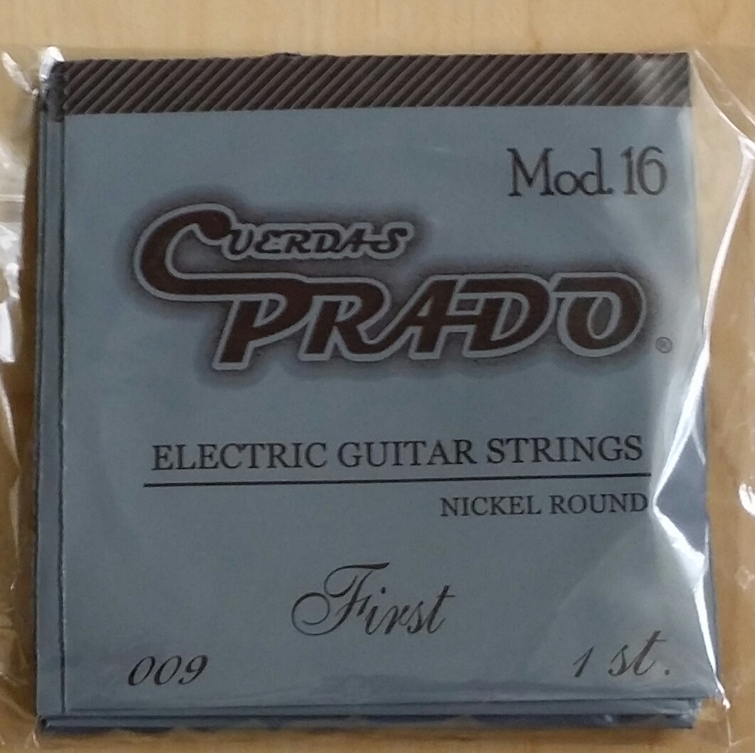 CUERDA GUITARRA ELÉCTRICA prado ACERO estaño mod 16 1a 009