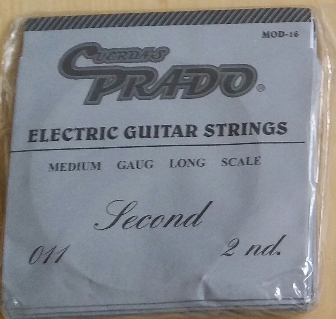 CUERDA GUITARRA ELÉCTRICA prado ACERO estaño mod 16 2a 011