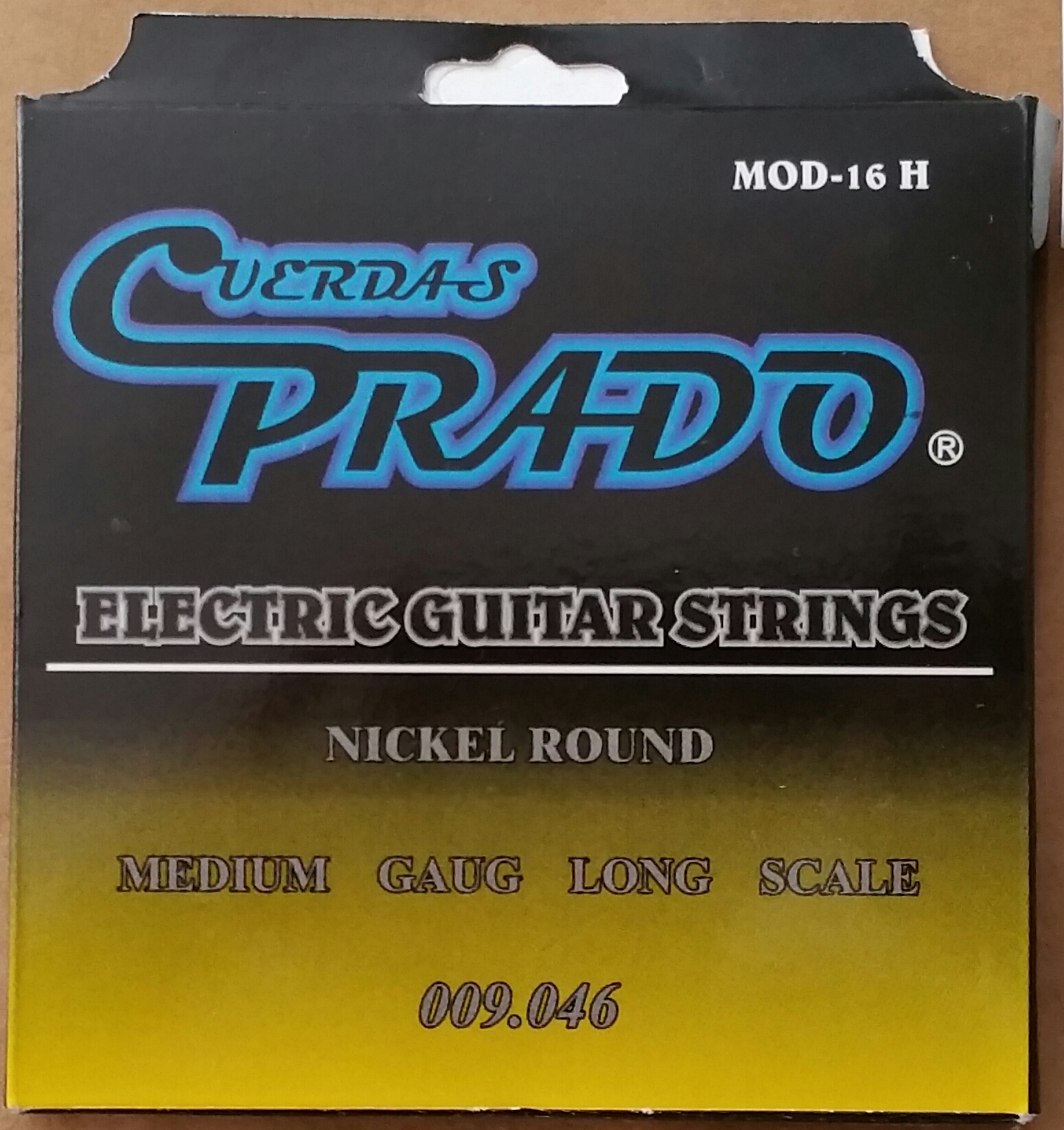 Prado string set for electric guitar – mod 16 - 009 - Click Image to Close