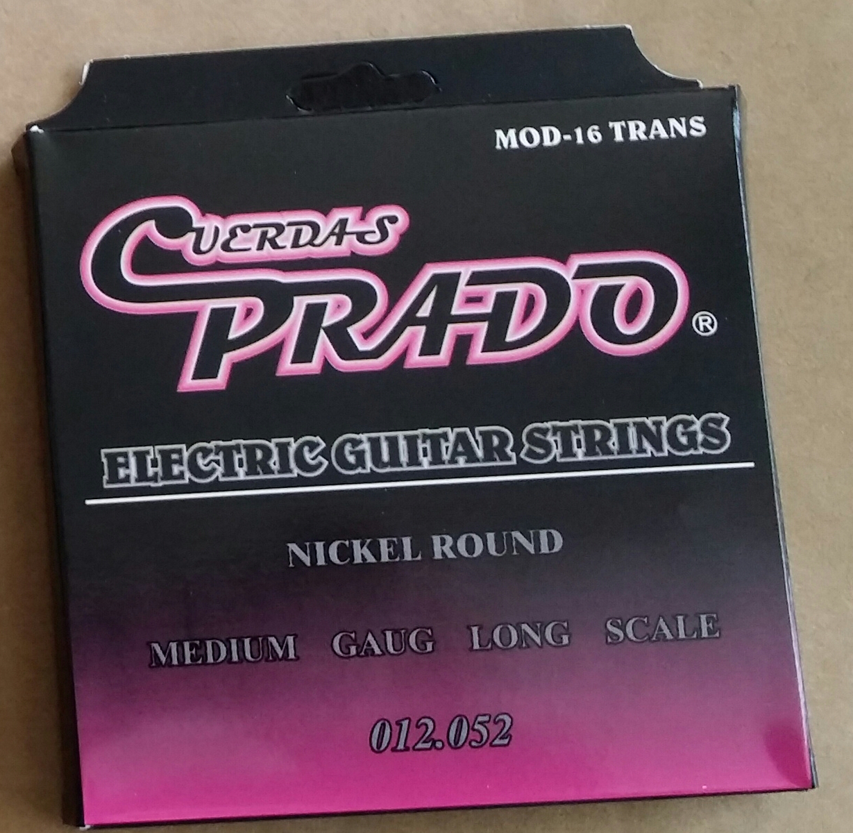 Prado string set for electric guitar – mod 16 T