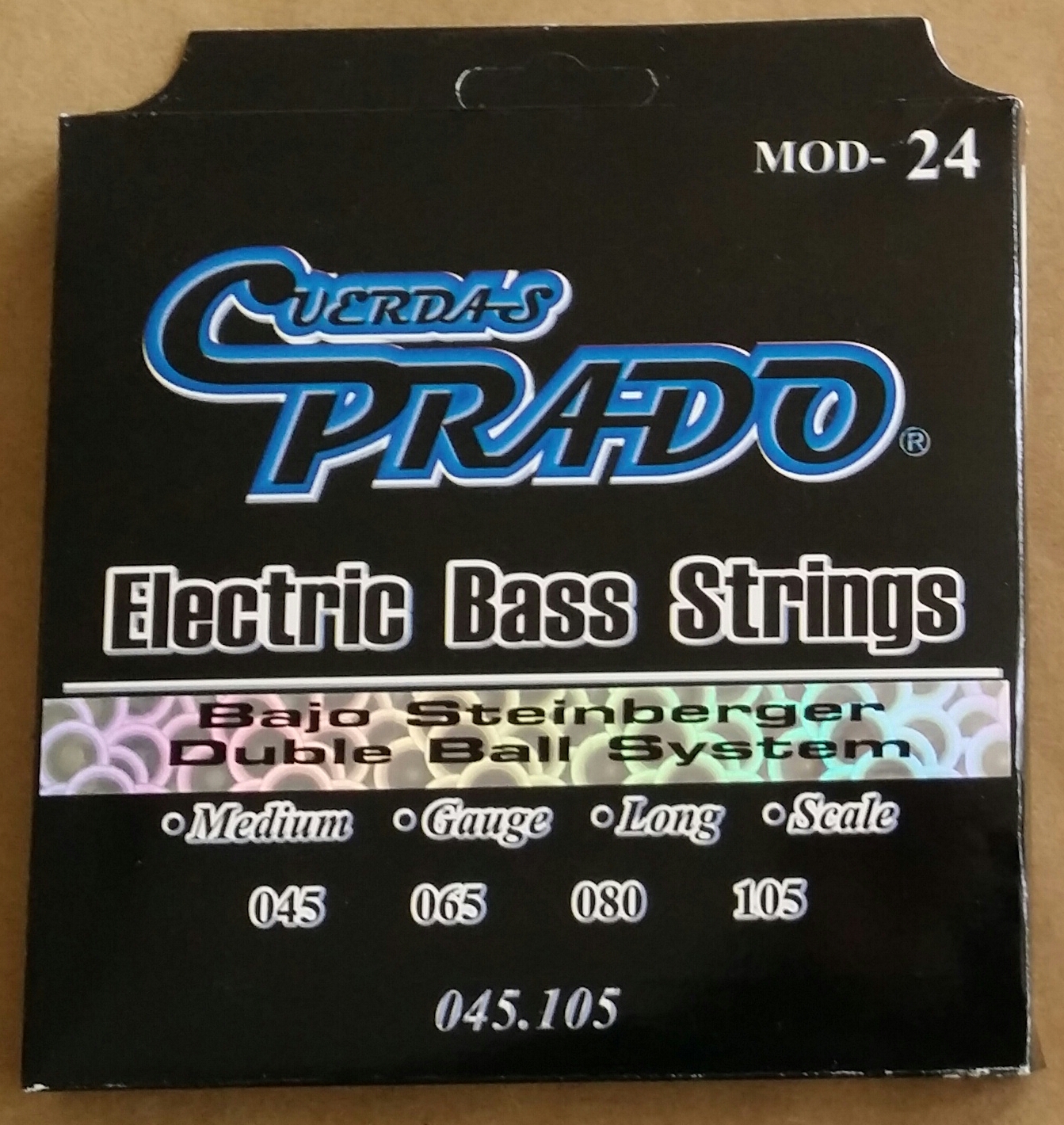 PRADO teflon STRING SET for electric bass – mod 24 - Click Image to Close