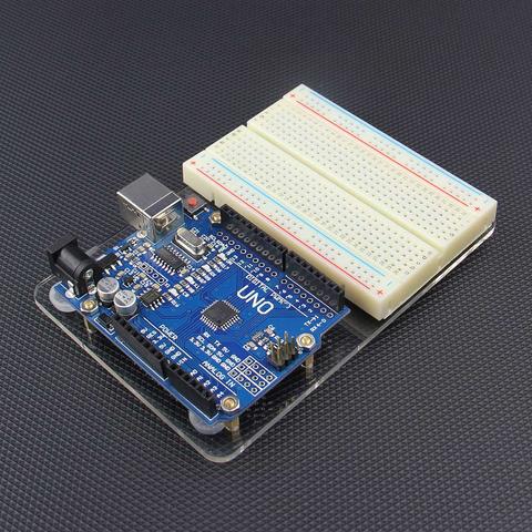 Acrylic Experimental platform plate for Arduino UNO (pc) - Click Image to Close