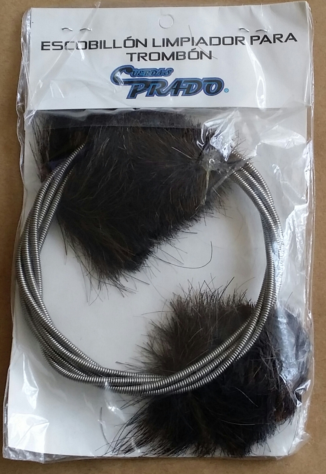 Trombone cleaning brush Prado with horse bristle