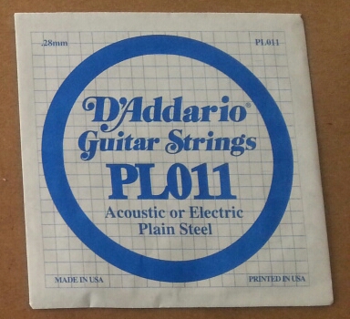 CUERDA GUITARRA ELÉCTRICA D'ADDARIO 2a 011 - Haga click en la imagen para cerrar