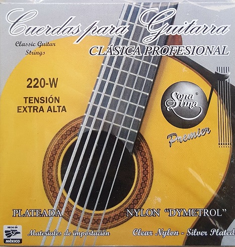 ENCORDADURA GUITARRA SONATINA clasica prof.tens Xtra CUERDA(jgo)