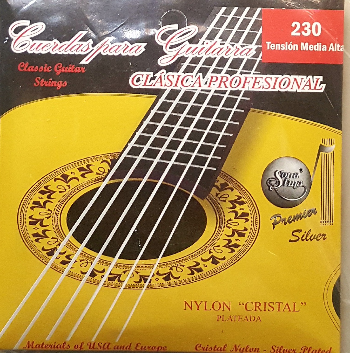 ENCORDADURA GUITARRA SONATINA clasica prof. tens MA CUERDA (jgo)