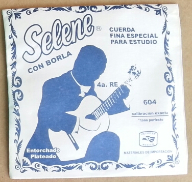 CUERDA guitarra SELENE NYLON BLANCA 4a (pz)