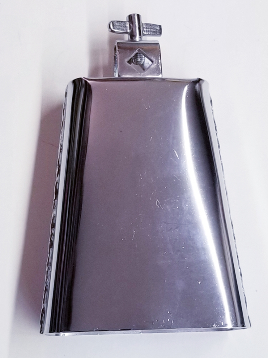 Cowbell Professional chrome w/ wing nut – 5.5” (pc) - Click Image to Close