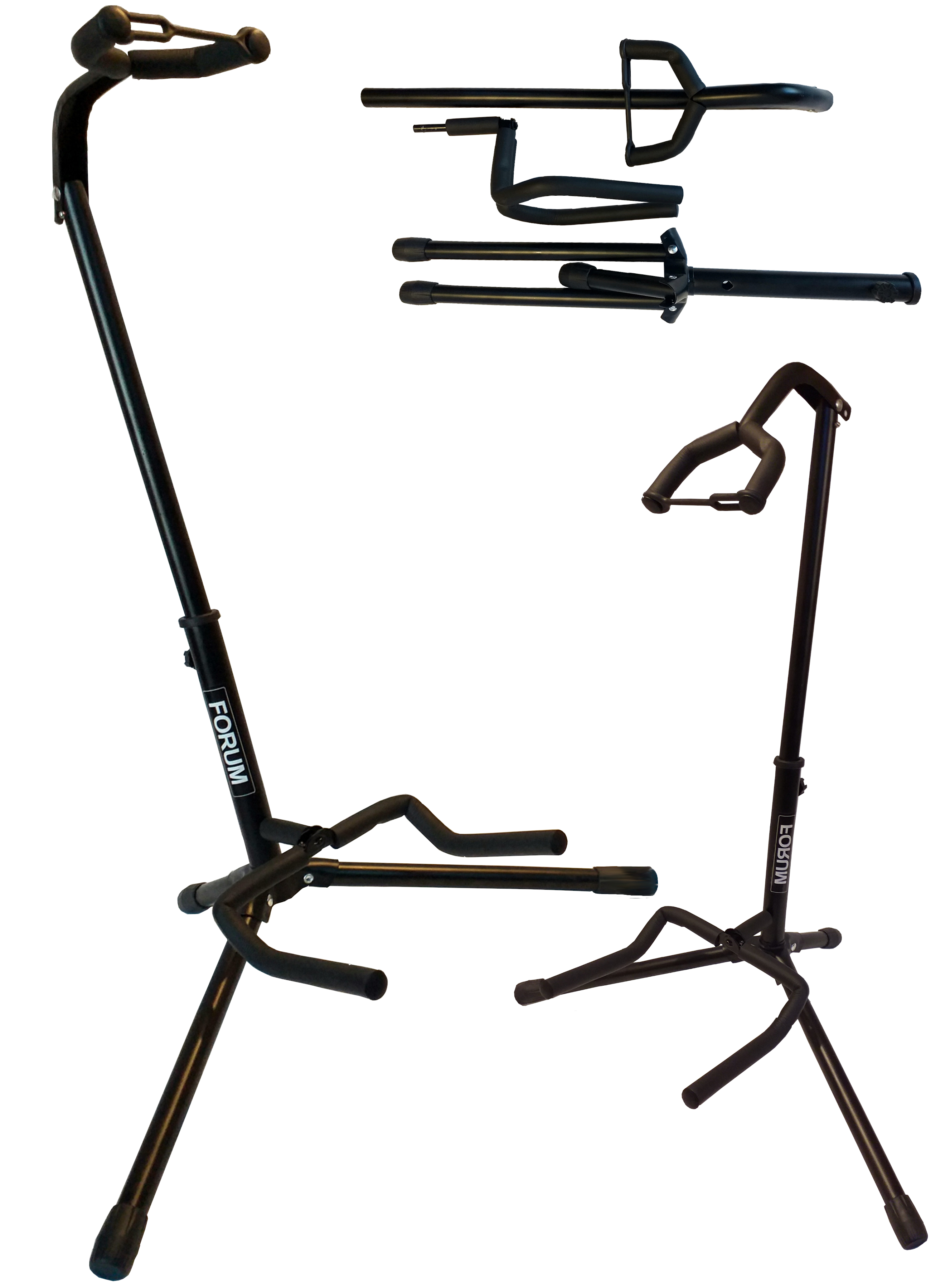 Imported black Tubular Guitar Stand Black, FORUM