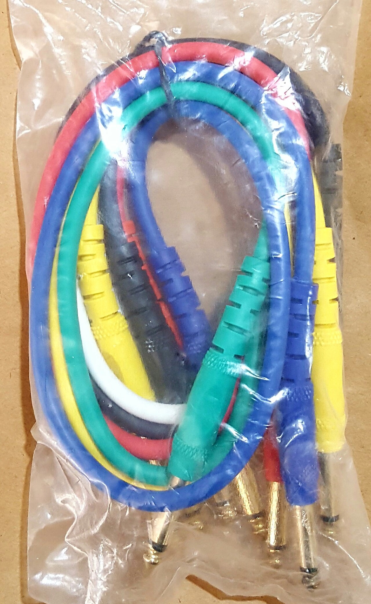 CABLE para Parcheo de 60 cm DORADO (juego de 6 piezas)