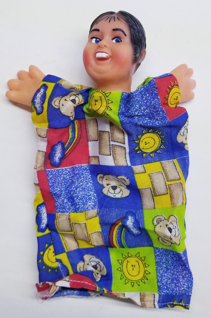 Crafted mexican hand puppet 12" (pc)