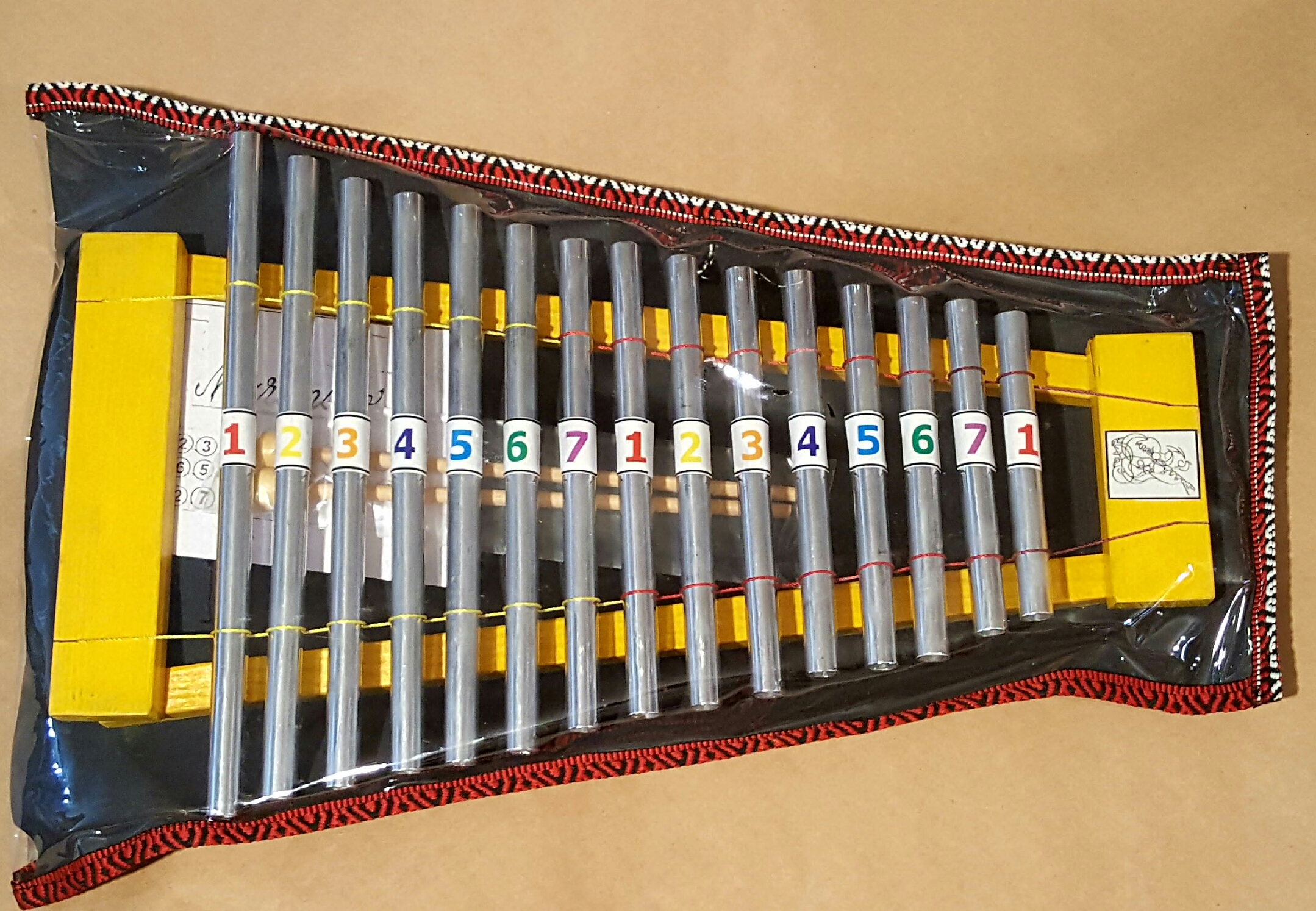 (imagen para) XILÓFONO con funda y baquetas 15 TONOS