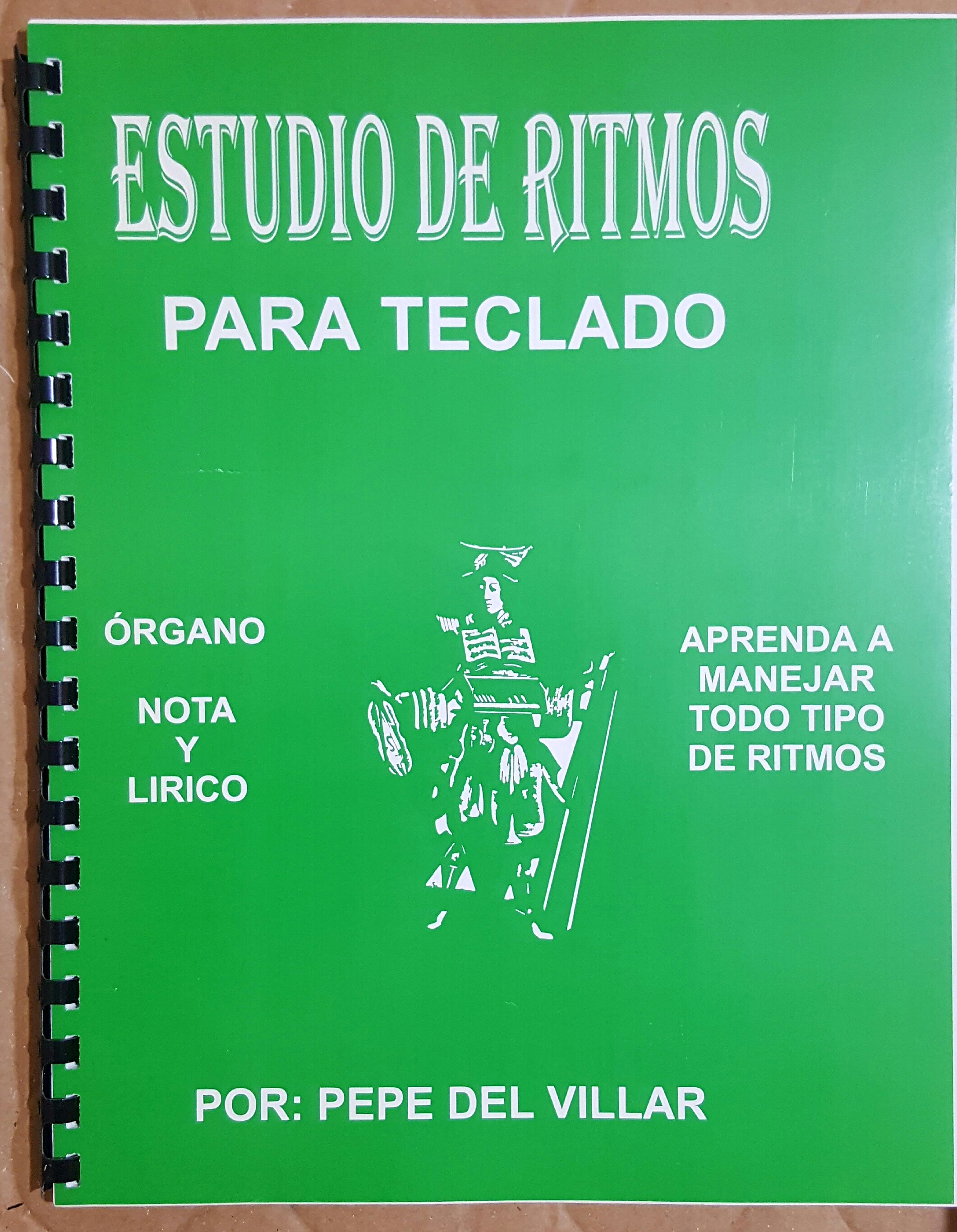 (imagen para) CURSO DE RITMOS Para TECLADO, ORGANO ó piano PEPE DEL VILLAR