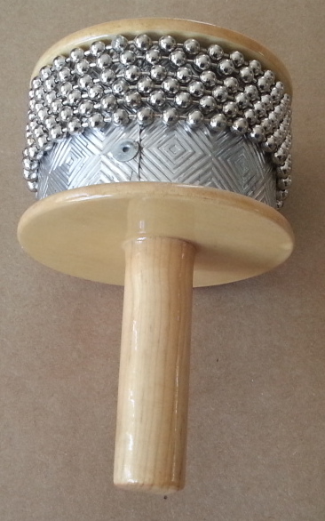 (imagen para) CABAZA pulseras cadena, madera ALUMINIO colores chica (pz)