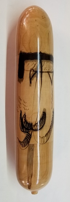 (imagen para) SAMBA BALA GRANDE DE MADERA LISA COLOR