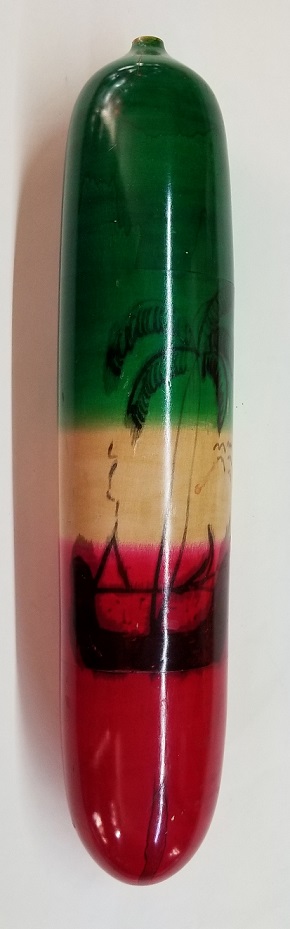 (imagen para) SAMBA BALA GRANDE DE MADERA COLOR