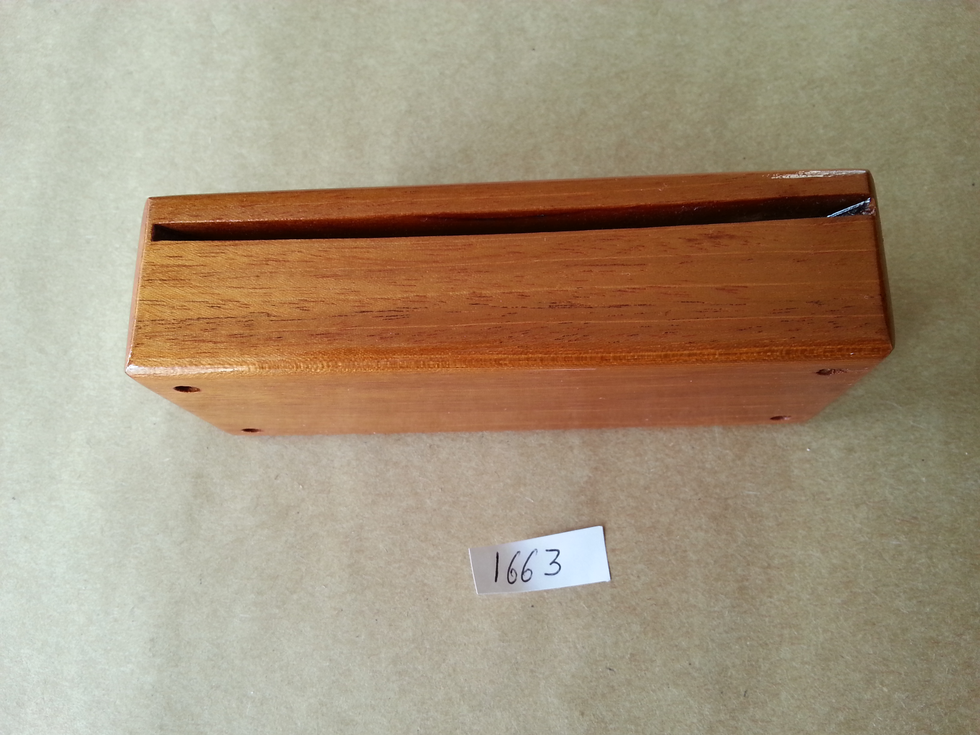 (imagen para) REDOBAS MADERA LAQUEADAS , MUY SONORAS CHICA 15 X 6 X 4 cm (pz)