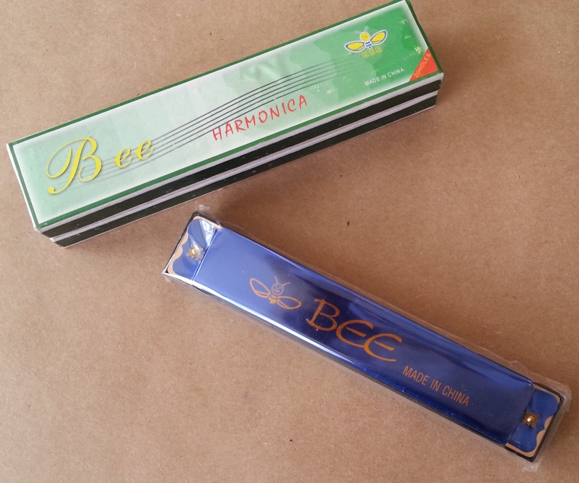 (imagen para) ARMÓNICA BEE 40 VOCES COLORES (pz)