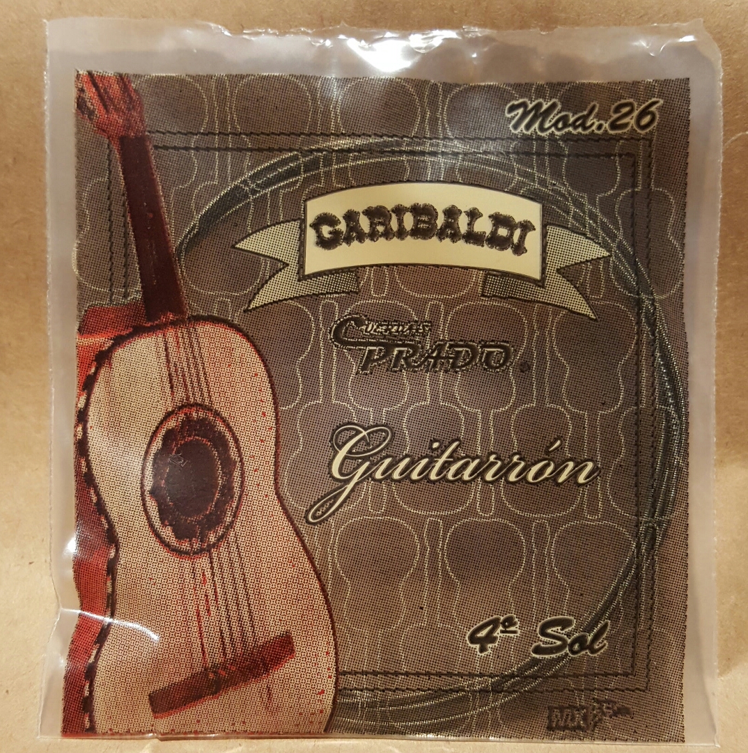 (imagen para) CUERDA guitarrón Prado entor plata alemana mod 26 4a SOL