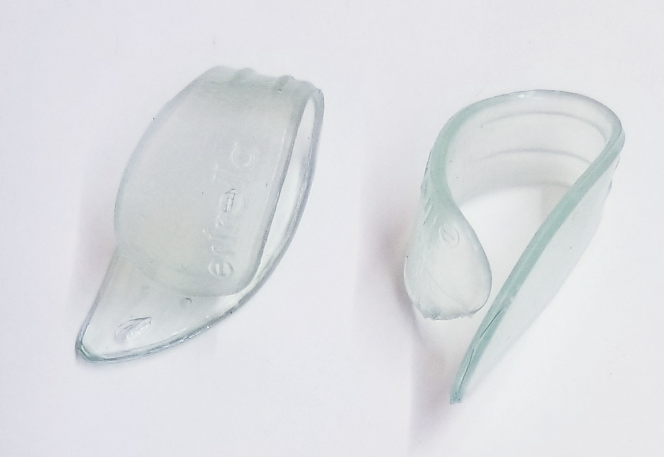 (imagen para) UÑA ANILLO guitarras MODELO ESTRELLA GRANDE, TRANSPARENTE