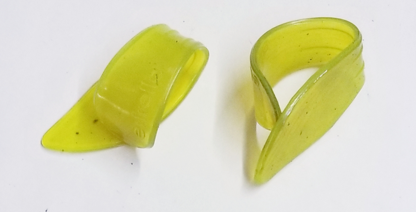 (imagen para) UÑA ANILLO guitarras MODELO ESTRELLA GRANDE Amarilla