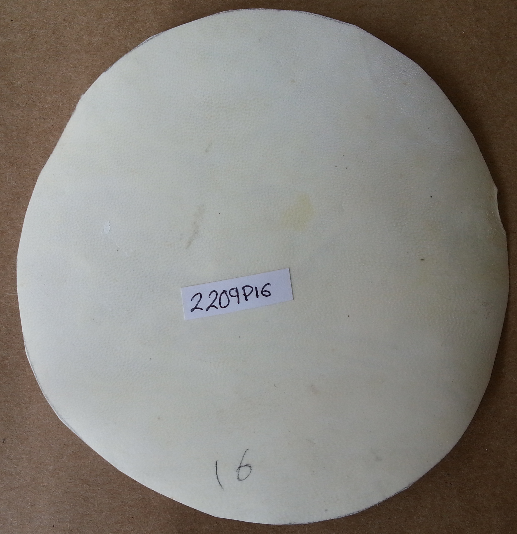 (imagen para) PARCHE PIEL 16 cm cabra, delgada