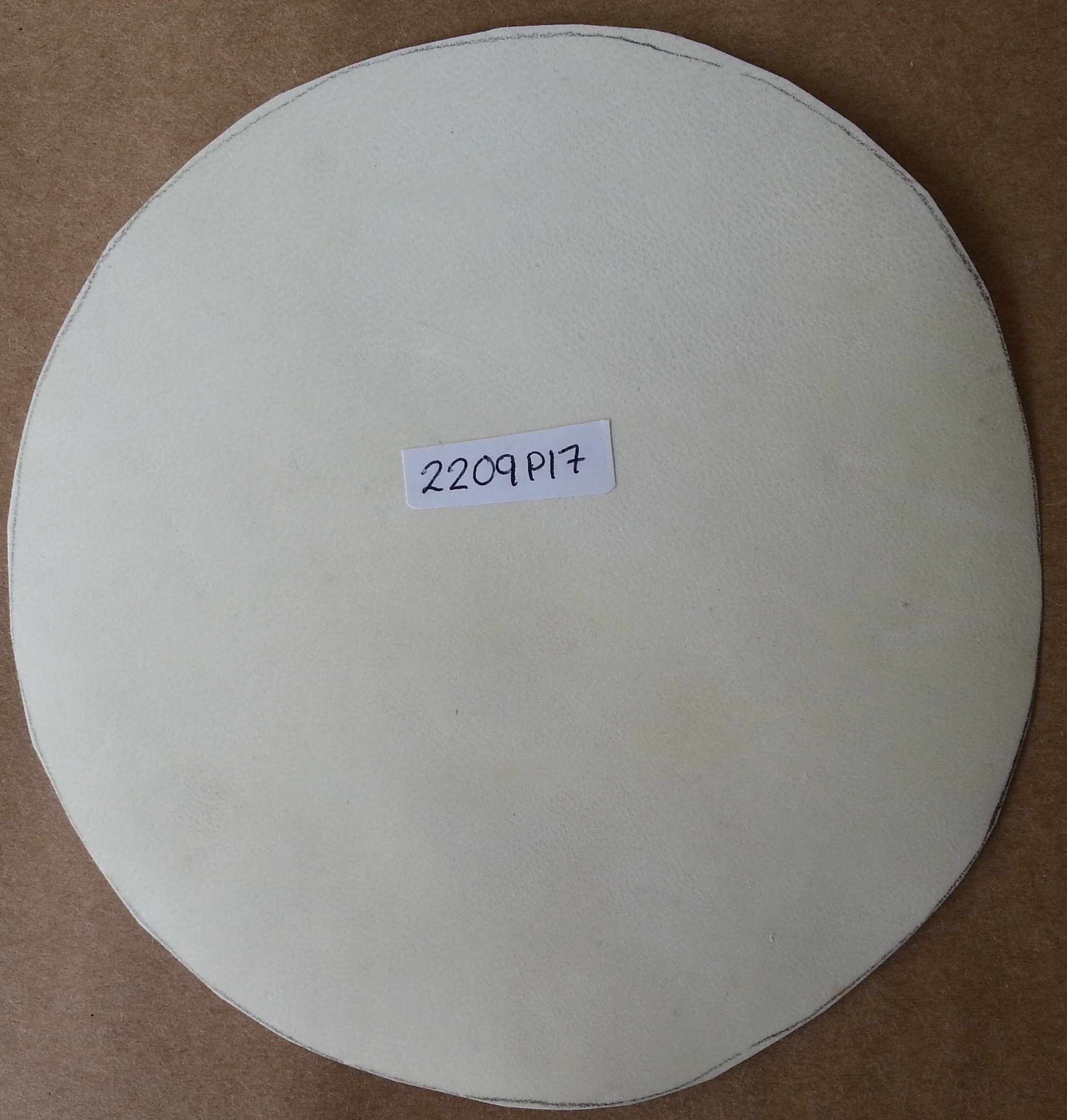 (imagen para) PARCHE PIEL 17 cm cabra, delgada