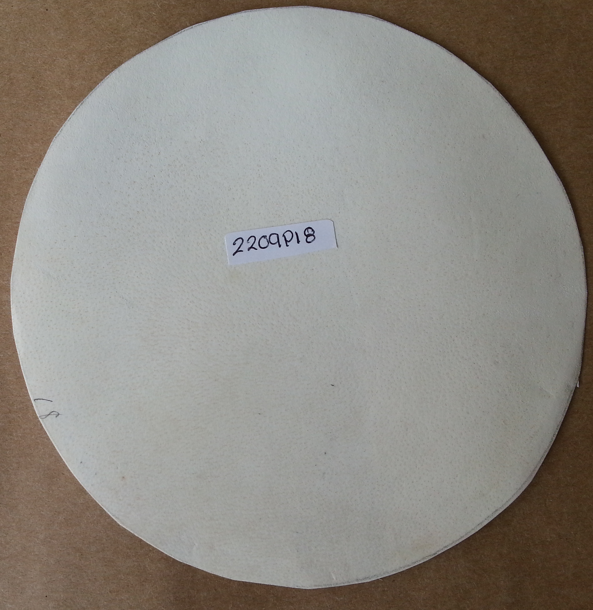 (imagen para) PARCHE PIEL 18 cm cabra, delgada