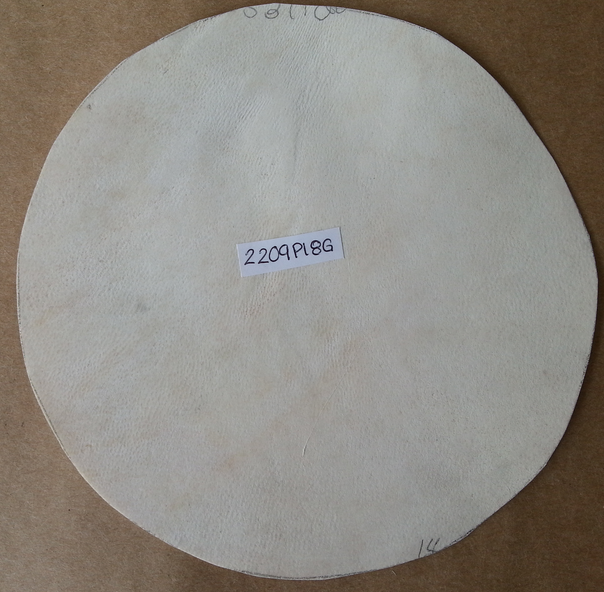 (imagen para) PARCHE PIEL 18 cm cabra, gruesa