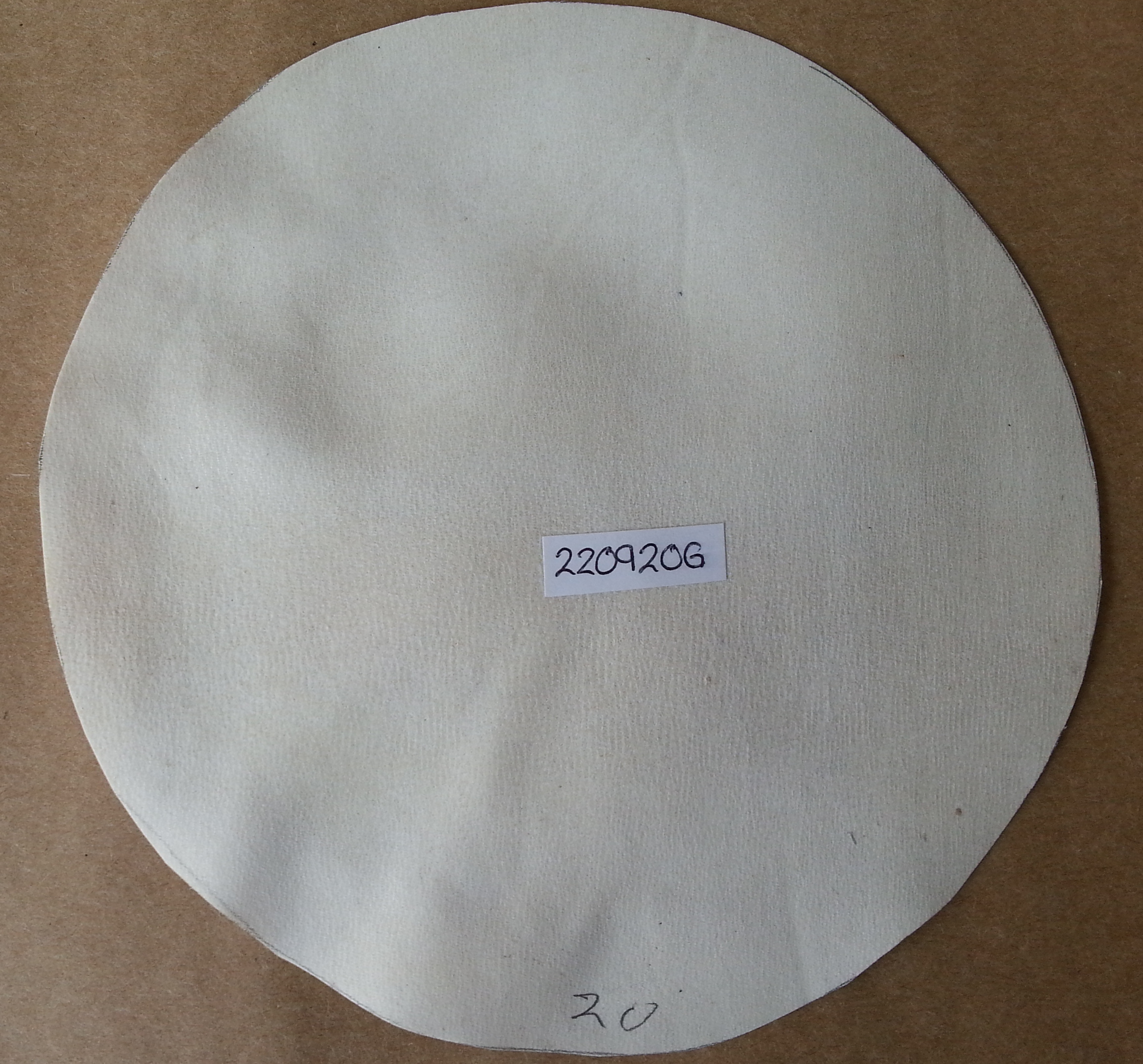 (imagen para) PARCHE PIEL 20 cm cabra, gruesa