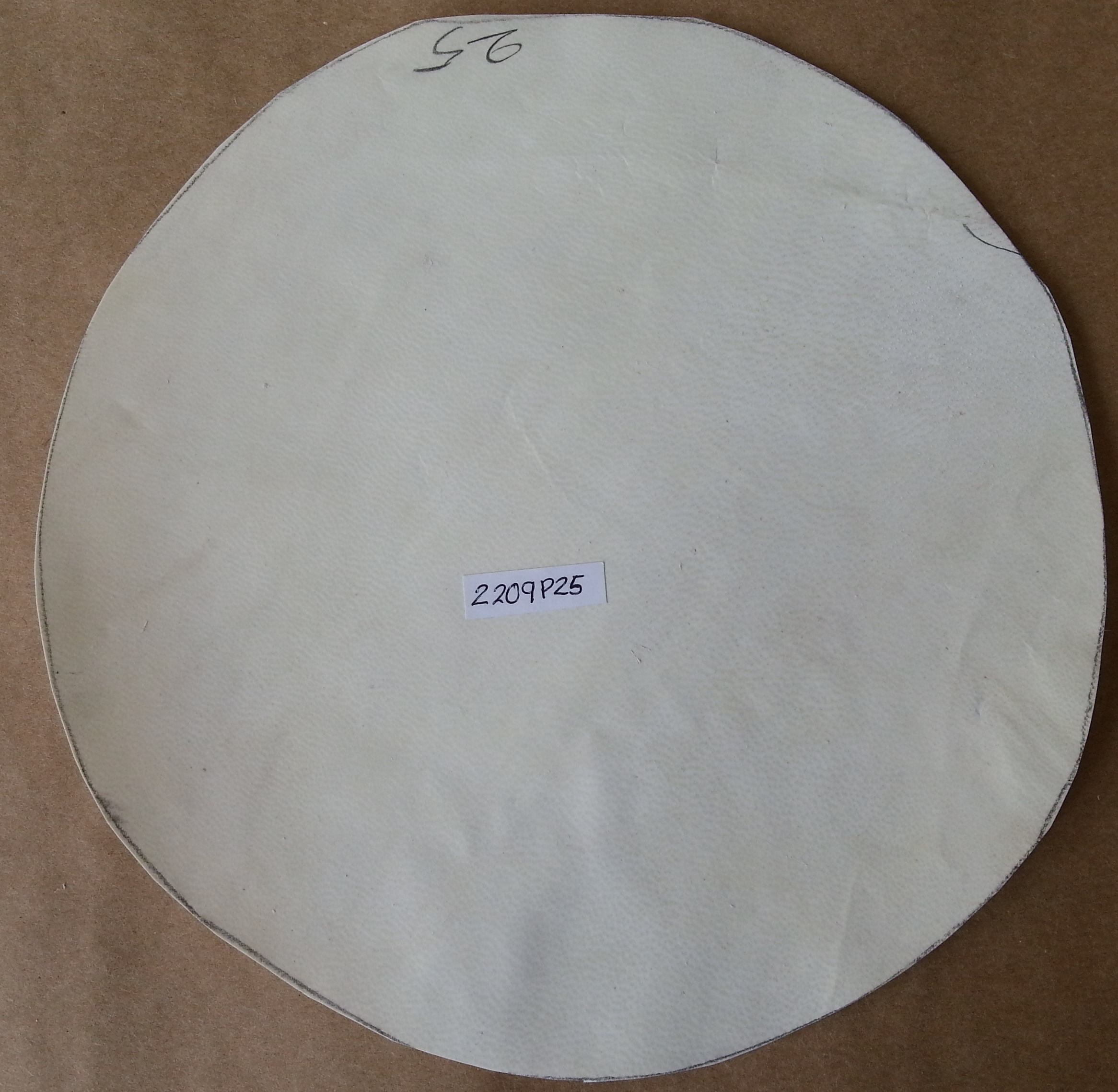 (imagen para) PARCHE PIEL 25 cm cabra, delgada